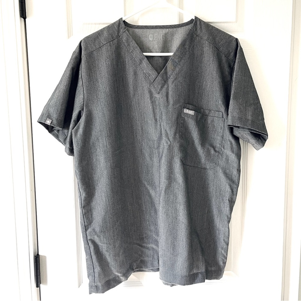 Figs Scrub Top Size M Graphite